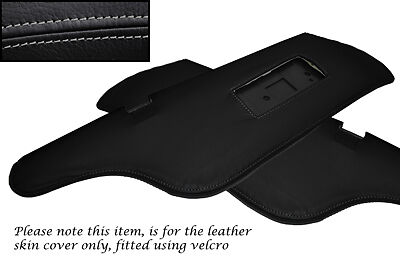 GREY STITCH FITS BA BF FALCON XR6 XR8 FPV 02-07 2X SUN VISORS LEATHER COVER ONLY