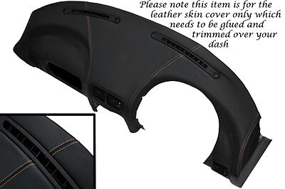 CREAM STITCHING FITS MG MGF MGTF 1995-2005 DASH DASHBOARD LEATHER COVER ONLY