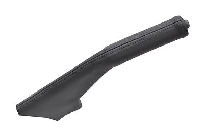 GREY STITCHING FITS MITSUBISHI L200 WARRIOR 2006+ GREY LEATHER HANDBRAKE GAITER