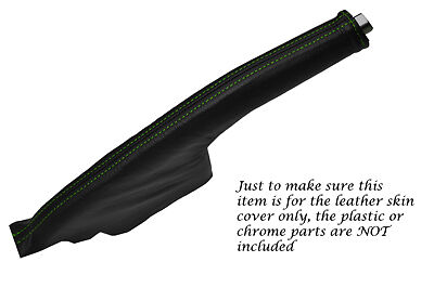 GREEN STITCHING FITS VW POLO MK8 2010-2013 LEATHER HANDBRAKE GAITER ONLY
