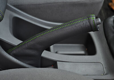 GREEN STITCHING FITS TOYOTA HILUX 2005-2013 LEATHER HANDBRAKE GAITER ONLY