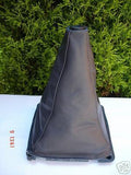 FITS DAEWOO MUSSO GREY GEAR GAITER REAL SOFT LEATHER NEW CUSTOM NEW MADE IN UK
