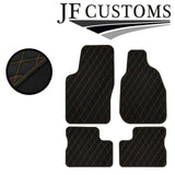 YELLOW DIAMOND STITCH VINYL 4XTAILORED FLOOR CARPETS FITS VAUXHALL CALIBRA 89-97