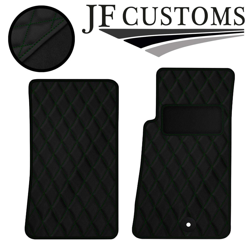 D GREEN DIAMOND VINYL 2X TAILORED FLOOR CARPETS FOR MAZDA MX5 MK2 98-05 JF1