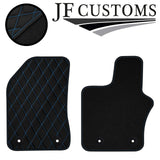 L BLUE DIAMOND STITCH VINYL 4X TAILORED FLOOR CARPET FOR JEEP RENEGADE 15-21 JF1