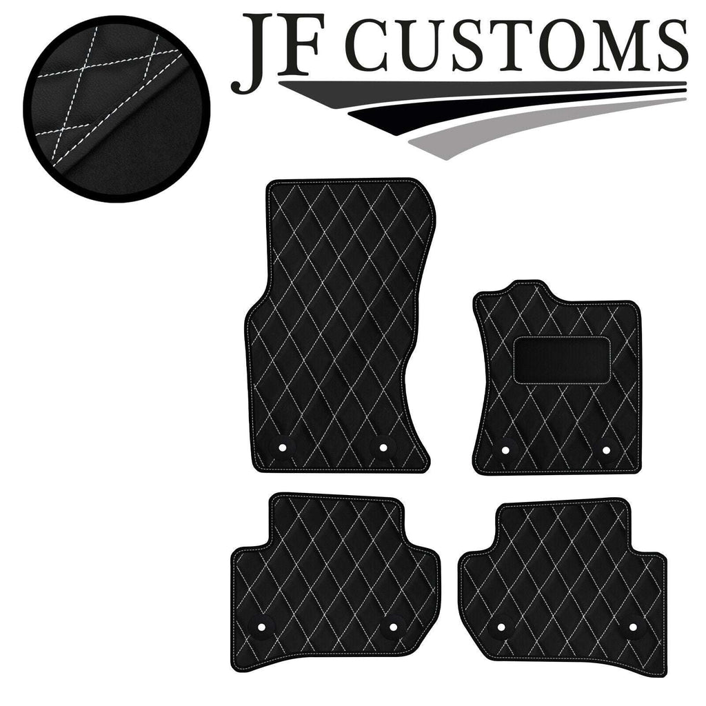 WHITE DIAMOND VINYL 4X TAILORED FLOOR CARPET FOR RANGE ROVER VELAR 17-21 JF1