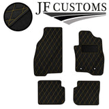 YELLOW DIAMOND VINYL 4X TAILORED FLOOR CARPETS FOR FIAT PUNTO EVO 10-12 JF1