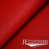 RED ITALIAN LEATHER 2X CAR KEY HOLDER PROTECTOR FOR AUDI Q2 2016-2022 CUSTOM NEW