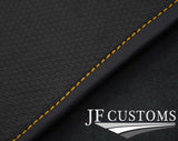YELLOW DIAMOND STITCH VINYL 4XTAILORED FLOOR CARPETS FITS VAUXHALL CALIBRA 89-97