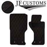 TAN DIAMOND VINYL 2X TAILORED FLOOR CARPETS FOR MAZDA MX5 MK4 15-18 JF1