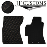 CREAM DIAMOND VINYL 4X TAILORED FLOOR CARPET FOR SUBARU IMPREZA 07-11 5DR JF1