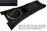 BLACK STITCH CENTRE CONSOLE & GEAR GAITER SKIN COVERS FITS MAZDA MX5 MK3 05-13