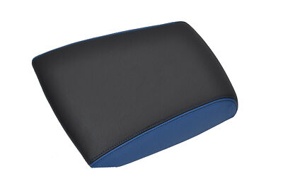 BLACK BLUE FITS HOLDEN VY VZ COMMODORE SS HSV 02-06  LEATHER ARMREST COVER ONLY