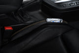 CREME STITCH LEATHER 2X CAR KEY HOLDER PROTECTOR FITS SMART FORTWO 99-2007