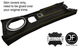YELLOW STITCH CENTER CONSOLE & ARMREST SUEDE COVERS FOR MAZDA MX5 MK3 3.5 09-15