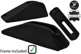 BLACK BLACK STRIPE STANDARD HANDBRAKE BASE+LEATHER COVER FOR VW GOLF MKII 82-91