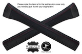 RED STITCH 2X TOP FRONT DOOR CAPPINGS LEATHER COVERS FITS BMW 5 SERIES E28