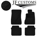 BLACK DIAMOND STITCH VINYL 4X TAILORED FLOOR CARPETS FOR LEXUS GS 300 07-13 JF1