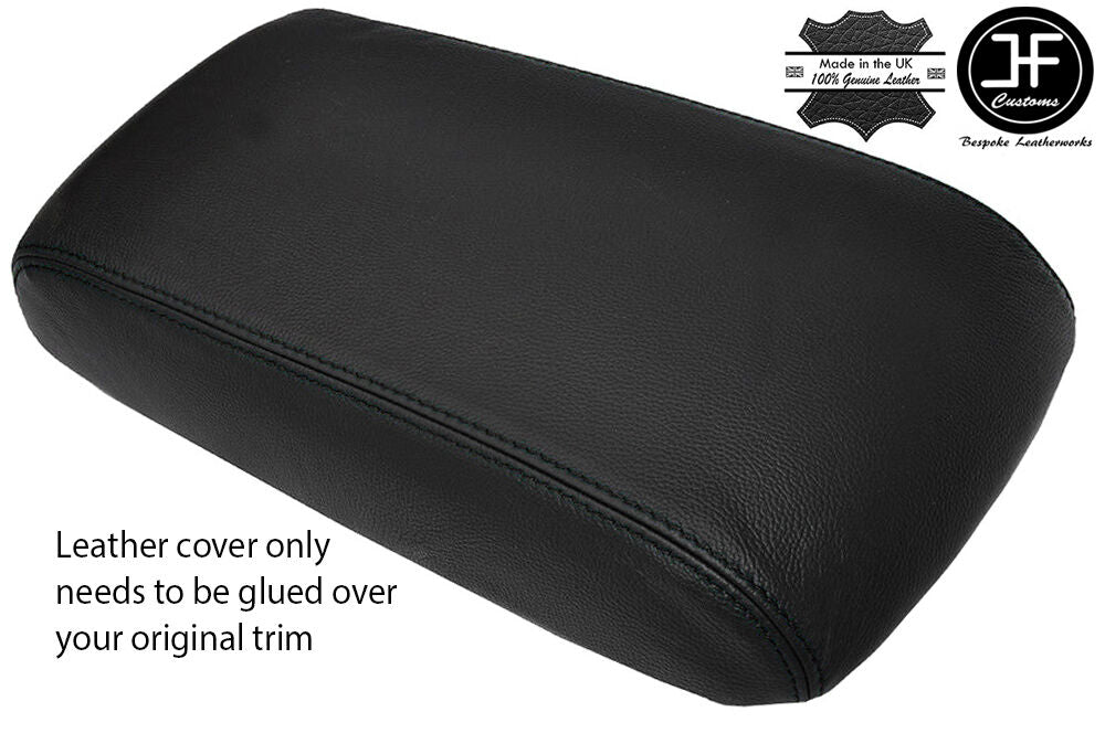 BLACK STITCH REAL LEATHER ARMREST COVER FITS TOYOTA LEXUS SC SOARER 1990-2000