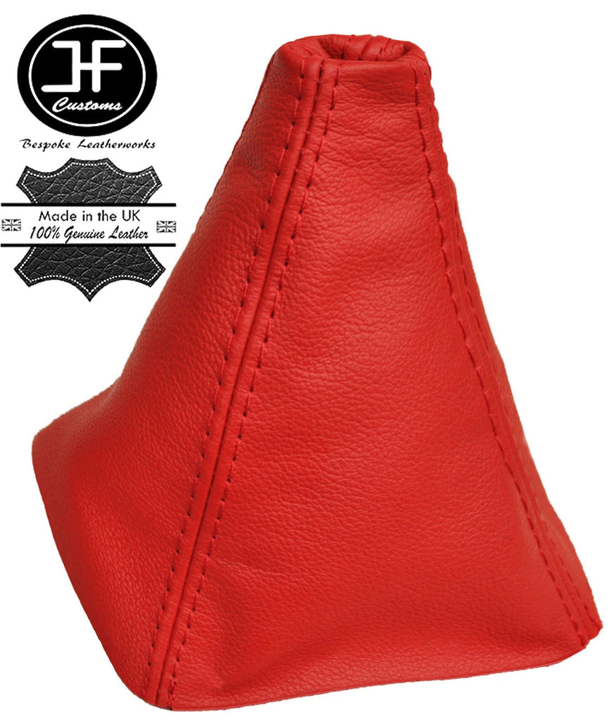 RED  REAL LEATHER GEAR GAITER FITS VOLKSWAGEN FITS VW GOLF 3 MK3 III 1991-1998