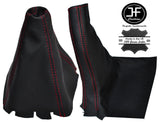 RED STITCH LEATHER MANUAL GEAR & HANDBRAKE GAITER FOR LEXUS IS200 IS300 98-05