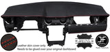 RED STITCH DASH DASHBOARD REAL LEATHER COVER FITS FORD MUSTANG 2005-2009
