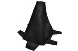 BLACK STITCHING MANUAL LEATHER GEAR GAITER FITS HONDA ELEMENT 2003-2011