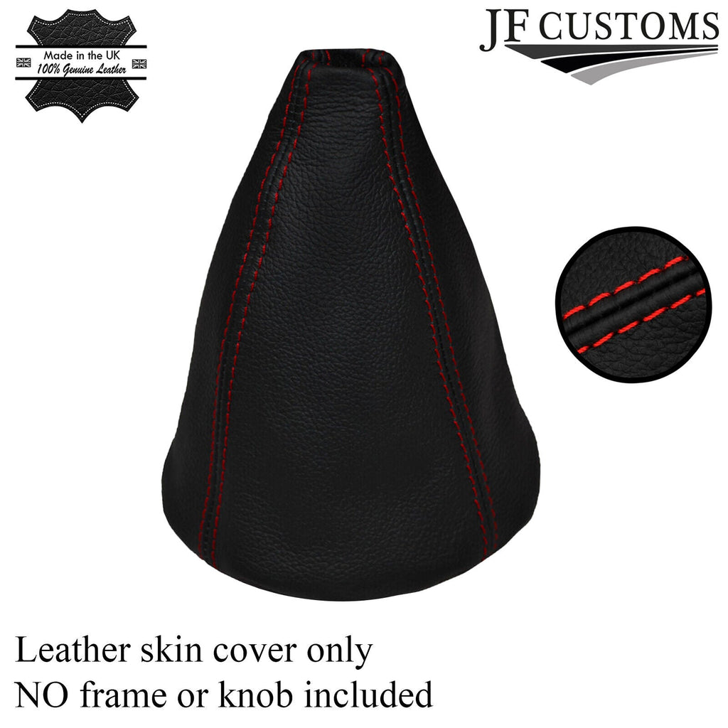 RED STITCH FITS SAAB 900 CLASSIC 1978-1994 GAITER SHIFT BOOT  REAL LEATHER
