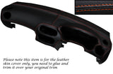 ORANGE STITCH DASH DASHBOARD LEATHER SKIN COVER FITS HONDA CRX DEL SOL 92-97