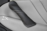 FITS ALFA ROMEO GT 03-10 2X DOOR HANDLE COVERS white CUSTOM NEW MADE IN UK