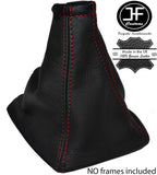 RED STITCH MANUAL REAL LEATHER GEAR STICK GAITER FITS FORD C MAX 2003-2007