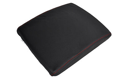 FITS BMW X3 E83 ARMREST LEATHER COVER red stitching CUSTOM NEW MADE IN UK