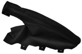 BLACK STITCH LEATHER SKIN HANDBRAKE GAITER FITS JAGUAR S-TYPE 1999-2008
