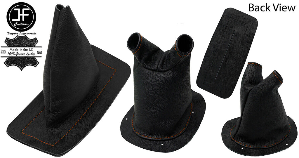 BROWN STITCH LEATHER HANDBRAKE AND TRANSFER GAITER FITS AUSTIN GIPSY GYPSY MK4