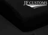 BLACK STITCH GENUINE LUXE-LEATHER ARMREST LID COVER FOR NISSAN PATROL Y61 97-13