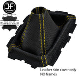 YELLOW STITCH PERFORATED LEATHER GEAR GAITER FOR MAZDA MX-5 MIATA NA MK1 89-98