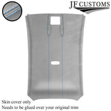 L BLUE STITCH L GREY LUXE SUEDE HEADLINER COVER FITS FORD FIESTA MK7 13-17
