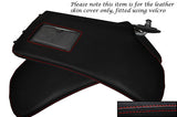 RED STITCH FITS HONDA CRX DEL SOL 1992-1997 2X SUN VISORS LEATHER COVERS ONLY