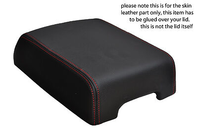 red stitch FITS VW TOUAREG 2002-2011 LEATHER ARMREST COVER ONLY CUSTOM NEW