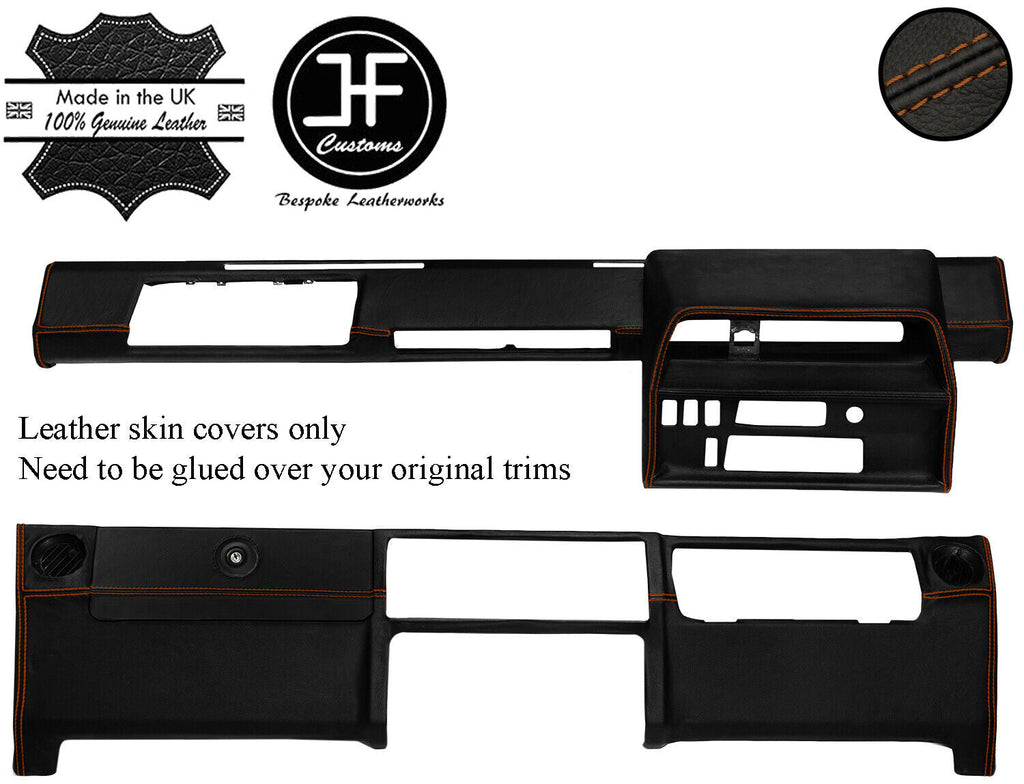 BROWN STITCH DASH DASHBOARD KIT LEATHER COVERS FOR MERCEDES G CLASS WAGON W460