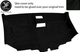 BLACK STITCH FRONT ROOF HEADLINING LUXE SUEDE COVER FITS VW T5 TRANSPORTER VAN