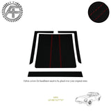 LUXE SUEDE HEADLINER COVER FOR JAGUAR E-TYPE I AND II 2 DOOR COUPE 1961-1971