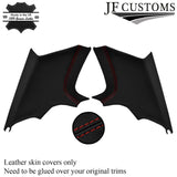 D RED STITCH LEATHER & SUEDE COVERS FOR E92 COUPE 06-13 TOP RECOVERY KIT