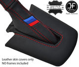RED STITCHING TRI STRIPE REAL LEATHER HANDBRAKE GAITER FOR BMW Z4 E85 E86 02-08