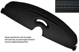 BLUE STITCH TOP DASH DASHBOARD LEATHER COVER FITS BMW MINI COOPER R56 07-14