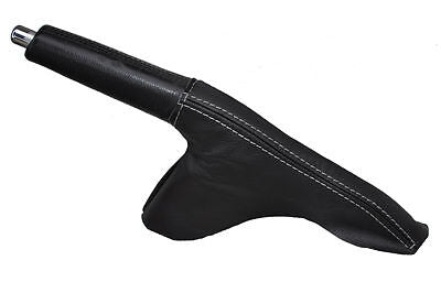 FITS MAZDA 6 LEATHER HANDBRAKE GAITER 02-07 WHITE STITCH 6 CUSTOM NEW MADE IN UK