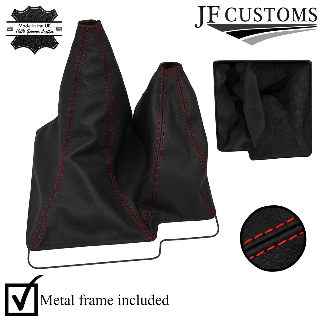 FITS NISSAN PATROL DX Y61 1997-2016 RED STITCH LEATHER GEAR GAITER SHIFT BOOT