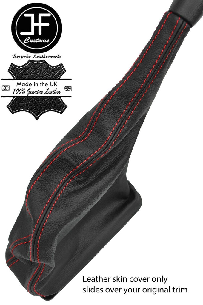 RED STITCH REAL LEATHER HANDBRAKE GAITER FOR VAUXHALL VIVARO PRIMASTAR 01-14