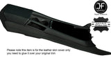 BLACK STITCH FULL CENTRE CONSOLE & ARMREST LEATHER COVERS FITS CAMARO 2010-2015