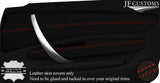 RED STITCH FRONT DOOR TRIM ARMREST 4X LEATHER COVERS FOR BMW E88 CONVERTIBLE